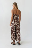 Anya Sleeveless Abstract Jumpsuit
