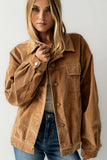 Sarah Corduroy Jacket in Camel FINAL SALE