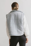 Audren Quilted Denim Vest FINAL SALE