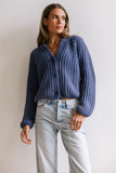Katie Knit Cardigan in Navy FINAL SALE