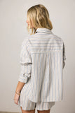 Tommy Striped Button Up FINAL SALE