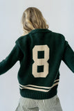 Polly Knit Jacket in Green