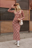 Pinot Plaid Maxi Skirt FINAL SALE