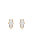 Crystal Diamond Shine Mini Hoop Earrings