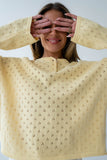 Margot Pointelle Sweater in Butter Yellow FINAL SALE
