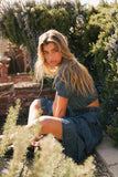 Kiera Denim Top FINAL SALE