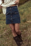 Beatrice Denim Mini Skirt FINAL SALE