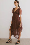 Francine Embroidered Mesh Dress FINAL SALE