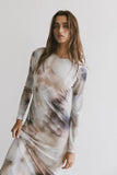 Jamie Watercolor Bodycon Dress FINAL SALE