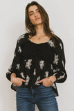 Sally Peplum Top FINAL SALE