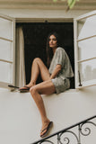 Kortney Floral Embroidered Shorts