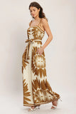 DESERT SUNBURST WIDE LEG JUMPSUIT