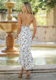 Michaela Dress Embroidered Eyelet Lace Floral Midi Dress