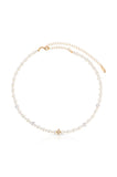 Pearls Double Sparkle Beaded Necklace Set