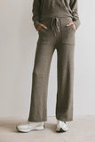 Breck Knit Pants in Olive FINAL SALE