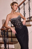 Sarah Gown Strapless Sheer Corset Dress