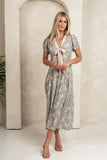 Vera Floral Maxi Dress in Sage FINAL SALE