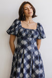 Kasey Plaid Midi Dress FINAL SALE