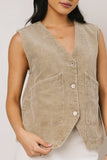 Devon Corduroy Vest FINAL SALE