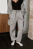 Joanna Cargo Sweatpants in Grey FINAL SALE