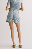 Pryia Denim Shorts in Light Wash FINAL SALE