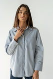 Markell Oversized Button Up in Blue