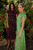 Ellianna Floral Maxi Dress in Black