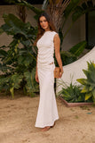 Freda Maxi Skirt in White