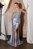 VERONA GOWN GLITTER SATIN CORSET DRESS
