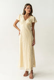 Ashtin Floral Maxi Dress in Yellow