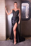 Darylanna Gown Strapless Corset Evening Dress