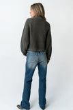 Shayla Knit Sweater in Charcoal