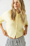 Maci Cardigan in Yellow FINAL SALE