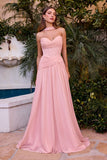 Kimberly Gown Chiffon A line Dress With Scarf