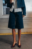 Alden Bermuda Shorts in Dark Wash
