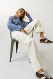 Eden Baggy Jeans in Ecru FINAL SALE