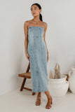 Maxine Denim Midi Dress FINAL SALE