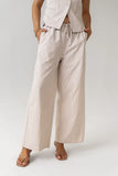 Rosa Wide Leg Pants in Taupe