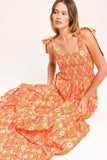 SUNKISS FLORAL MAXI DRESS
