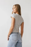 Trisha Striped Top in Blue