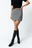 Trinity Mini Skirt in Grey