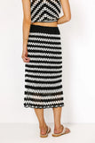 Rylan Crochet Skirt in White FINAL SALE