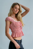 Naya Gingham Tank Top in Red