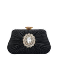 Womens Large Rhinestone Evening Clutch Bags