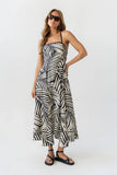 Zoelle Halter Neck Midi Dress