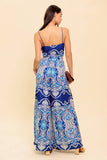SELAH PRINTED JUMPSUIT NAVY