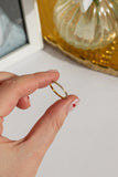 Dainty Crystal Stacker Ring