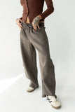 Maribel Barrel Sweatpants in Charcoal FINAL SALE