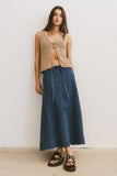 Arlo Denim Maxi Skirt FINAL SALE