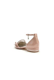Ivory Womens Shoes with Silver Accents